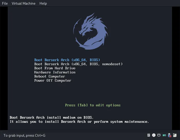 Boot Menu